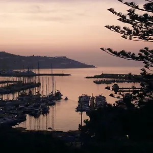 Vista Mare Sulla Pista Ciclabile Sanremo